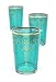 Casablanca Market TTC0003G moroccan Morjana Tea Glass, 4 inches x 2.5 inches, Green