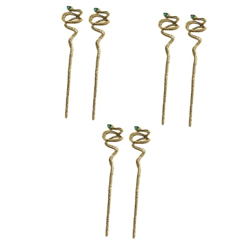 Accessoires cheveux chinois vintage pour chignons de rechange : lot de 6 pièces