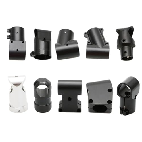 �h���[���A�N�Z�T���[ 2PCS �����f�B���O�M�A T�^�R�l�N�^ ����O�r D12/16/20/22/25/30mm �`���[�u�N���b�v RC 4-6 �����A���ی� UAV �ɓK��(Black 22x 22A type)