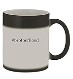 #brotherhood - 11oz Hashtag Magic Color Changing Mug, Matte Black