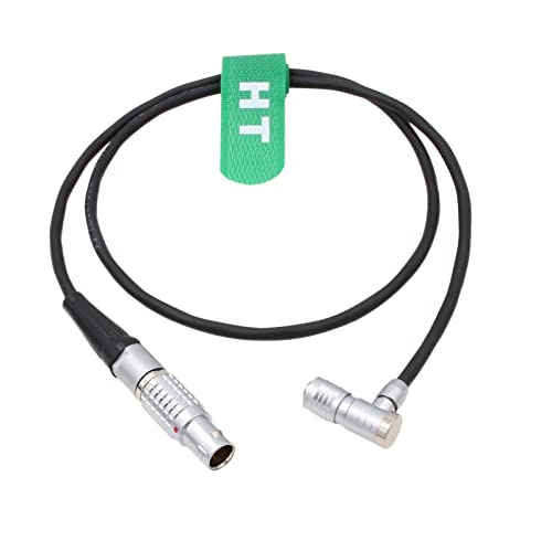 Cable de alimentacion 4 pin en codo para corregir tension en monitores PortKeys