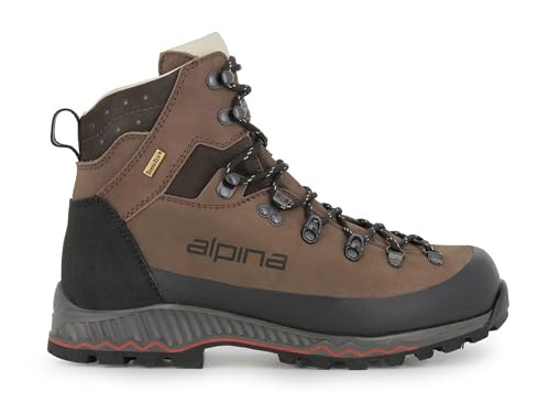 Alpina NEPAL Men's Mountaineering Backpacking Hiking Boots Ankle High Waterproof Leather Sympatex...