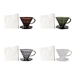 DAYLIGHE Reusable Coffee Filter Cup Dripper Cone for Home Kitchens Slow Brewed Coffee Maker with Comfortable Grip - Image 3