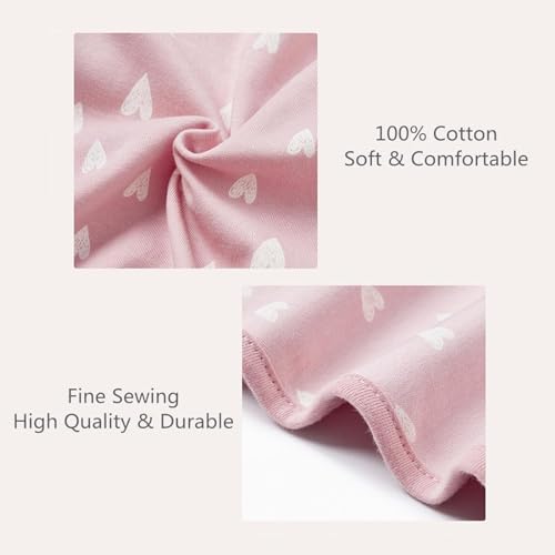 Image of insular Baby Swaddle Wrap, Swaddle Blanket for Newborn and Infant, Adjustable Swaddling Set for Boy and Girl, Soft Cotton Baby Sleep Sack 3 Pack, Rainbow&Pink Love, Medium(3-6 Month)
