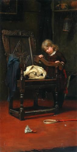Peinture murale Curiosité Ernest Leopold Sichel impression toile