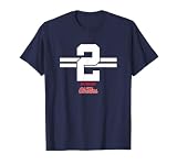 Ole Miss Football: Jaxson Dart 2 Stripe T-Shirt