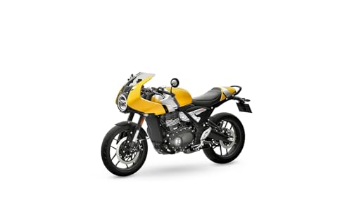 Image of TRIUMPH Thruxton 400 (349 CC) Motorcycle /Bike Metallic Racing Yellow Booking for Ex-Showroom Price