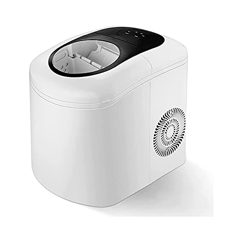 Fabricadora de hielo portátil para mostrador: produce 40 lb de hielo en 24 horas, cubos listos en 5-7 minutos, con función de autolimpieza miniatura 1