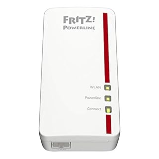 Avm Fritz Powerline 1260 / 1220 WiFi Set (WiFi Access Point, Ideal for Media Streaming)