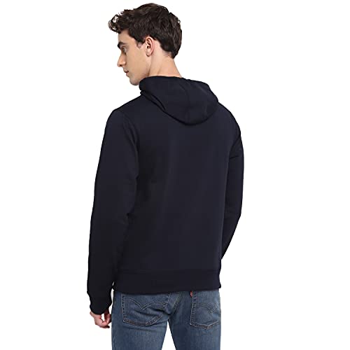 Image of Deniklo Mens Polyester Hooded Neck Sweatshirt