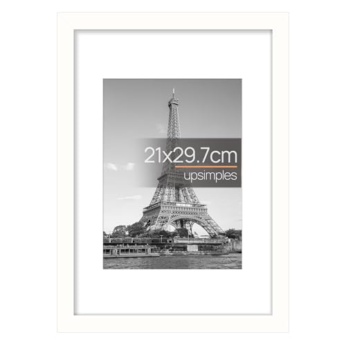 upsimples 額縁 軽量A4 壁掛け フレーム29.7x21cm