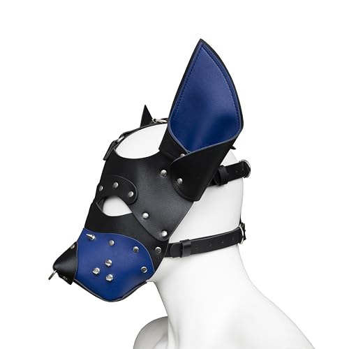 Máscara Steampunk para Perro con Orejas Puppy Full Face miniatura 2