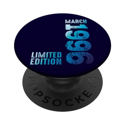 Desde marzo de 1996 Año 1996 Retro 1996 Edición Vintage 1996 PopSockets PopGrip Intercambiable