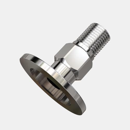 Image of bmotiontech MNPT x KF25 flange fitting (ISO-KF KF25 QF25 NW25) (1 /4 inch MNPT, 1PC adapter only)