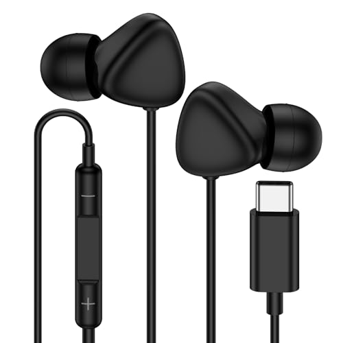 Image of USB C Earbuds Wired Ear Buds for Samsung Glaxy S26 Ultra S25 FE S25 Ultra A36 A56 A17 A16 S24,Type C in-Ear Headphones Earphone Headset with Microphone for iPhone 17 Pro Max Air 16 15