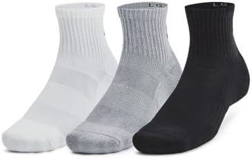 Under Armour Unisex-Adult Training Cotton Quarter Socks, Multipairs