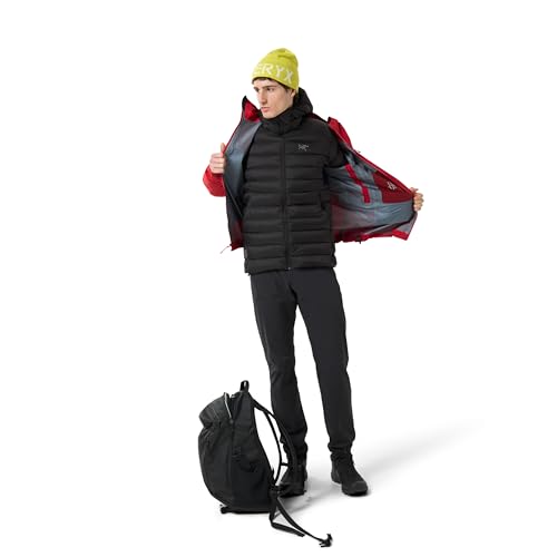 Image of Arc'teryx Cerium Hoody, Men's Down Jacket | Packable, Insulated Men's Winter Jacket with Hood | Black, X-Small