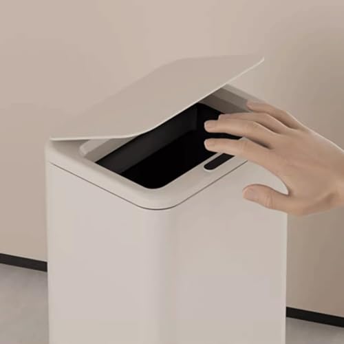Cubo de basura inteligente con sensor de 8L para baño y cocina 5