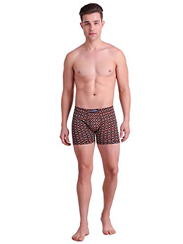 Image of T.T. Pure Cotton Printed Trunks for Men | Regular Fit | Snug Fit | Long Trunks | Inner Elastic | Soft and Comfortable |Assorted Prints| Pack of 3