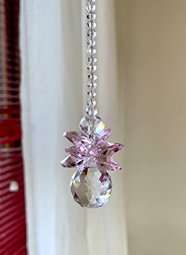 Guardian Angel Crystal Car Charm, Suncatcher Window Decoration, Rainbow Maker Ornament for Travel Safety - Image 2