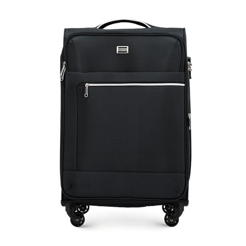 Bagage souple télescopique avec serrure TSA intégrée pour un voyage sécurisé