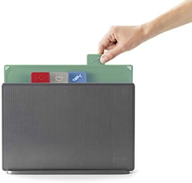 Joseph Joseph 60152 Index Chopping Board Set, Coast/Graphite, Regular