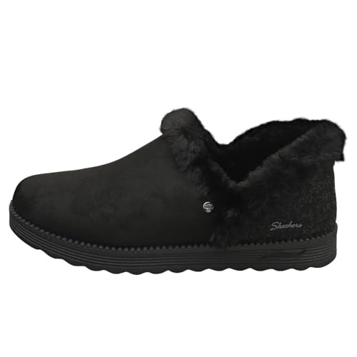 Skechers - Slippers 167660 Women Black - 39, Black/White, 6 UK Wide, Black White, 6 UK Wide