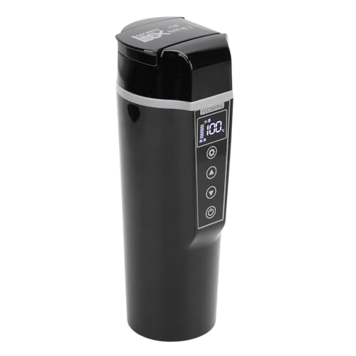 Tetera eléctrica portátil para auto 12V acero inoxidable miniatura 5