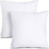HOMESJUN Throw Pillow Inserts, 18x18 Inch Soft Down Alternative Cushion for Sofa, Bed, Chair, Multiple