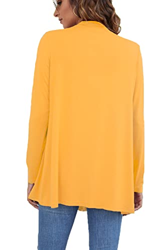 Image of Ladlop Women's Lightweight Open Front Cardigans Long Sleeve Casual Soft Drape Fall Cardigan