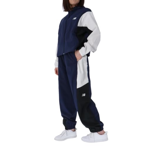 ESLAD(エスラッド) ウインドブレーカー レディース 上下セット ニューバランス WJ61M2MG オリジナルステッカー付