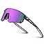 Black Rabwdotframe/Purple Lens
