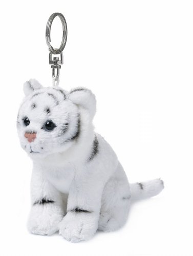 Wwf - 15205019 - Peluche - Porte Clé Tigre Blanc - 10 cm