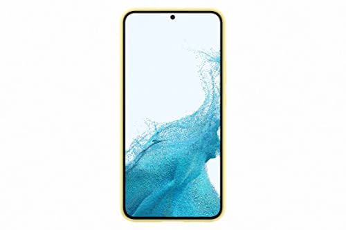 Samsung Silicone Smartphone Cover EF-PS906 für das Galaxy S22+, Handy-Hülle, Silikon, Schutz Case, stoßfest, dünn und griffig, Gelb – Ansicht 2