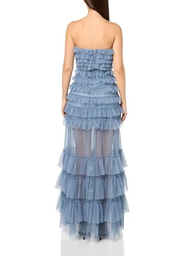 Image of Speechless Women's Sleeveless Maxi Ruffled Party Dress