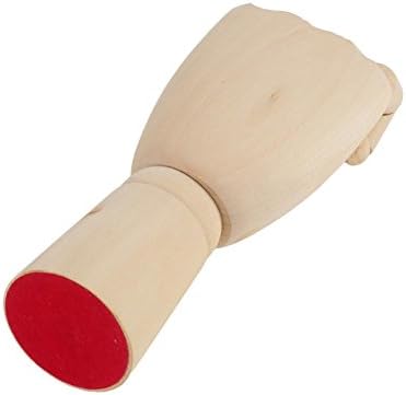 Wooden Hand Model, Flexible Moveable Wooden Women Mannequin Hand Artist Model Jointed Articulated Wood Sculpture for Sketching Drawing Painting Artwork Home Office Desk Decoration(10"Right Hand)