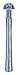 Wedge Anchor, Gr 5, 3/4 x10 in, PK15