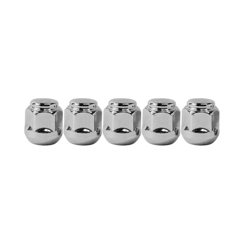 Image of 5PCS M12x1.5 Chrome Wheel Lug Nut Compatible with Honda Accord Civic City CR-V Fit HR-V Insight Element Prelude S2000 CR-Z Acura Legend Integra MDX ILX RSX TL TLX NSX