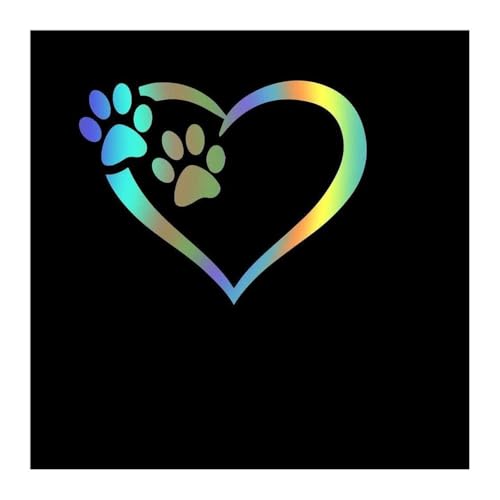 Autocollants de voiture cœur pour animaux sticker vinyle symbole d'amour pour votre compagnon