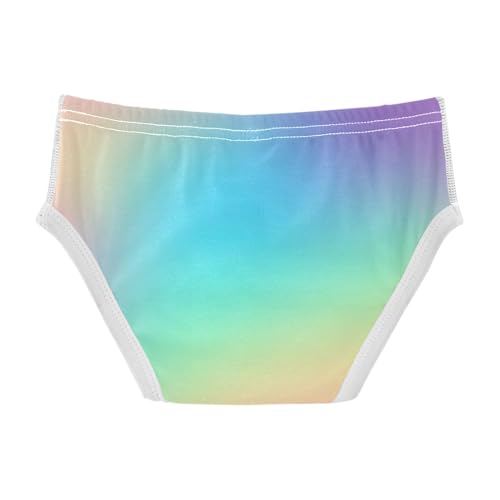 ODAWA Boys' Boxer Briefs Soft Prismatic Rainbow Gradient Cotton Boys Underwear Boys Boxer Briefs 5t2