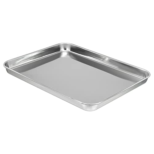 Tool parts 430 Stainless Steel Tray - 31x24cm Rectangular Flat Type Lab Instrument Tool