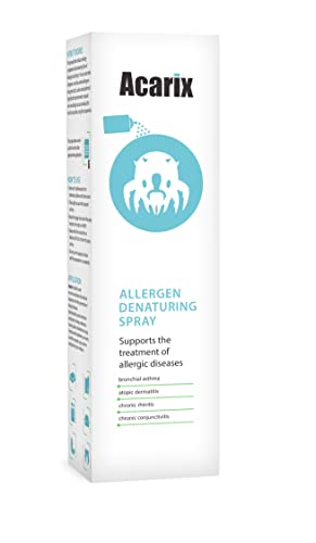 Acarix Milbenspray | Anti-Allergie Spray für Matratzen und Textilien | Gegen Milben, Katzen- und Hundeallergene | Laborgeprüft in den USA