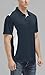 MOHEEN Quick Dry Golf Shirts for Men - Moisture Wicking Short-Sleeve Casual Polo Shirt(Navy,M)