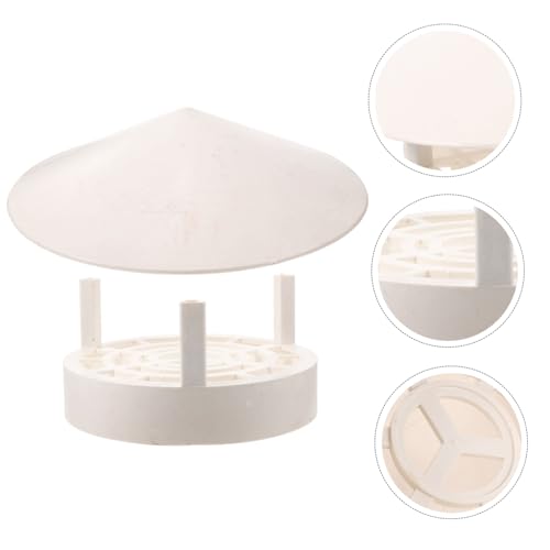 Cubierta de chimenea de PVC blanco de 250mm para techos 7