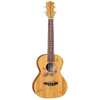 Luna Bamboo Tenor Ukulele with Gigbag - Les Beatles, Paul McCartney, John Lennon, RIngo Starr, George Harrison Luna Bamboo Tenor Ukulele with Gigbag – Image 2