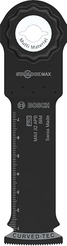Bosch 10x PRO Multi Material MAII 32 APB Blatt für Multifunktionswerkzeuge (für Holz mit Nägeln, Sandwich-Metall, Breite 32 mm, Professional Zubehör Multifunktionswerkzeug)