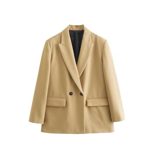 Women Office Suit Jacket Loose Blazer Long Sleeve Formal Casual Coat Top Outwear