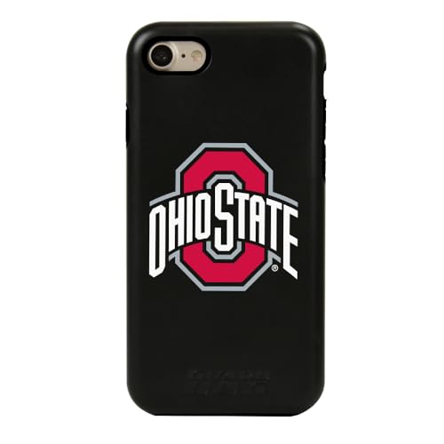 Guard Dog Case Compatible with iPhone 7/8/SE - Military Grade - Rugged Two Piece Protection - Collegiate Licensed - Ohio State Buckeyes - Logo