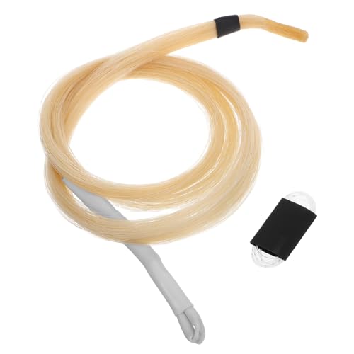 JOINPAYA 二胡用弓毛交換部品 馬毛使用 楽器アクセサリー バイオリン ビオラ フィドル対応 簡単取り替え 古くなった弓毛の交換用