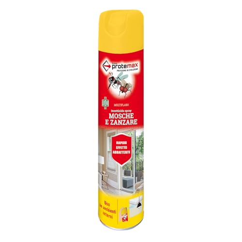 PROTEMAX INSETTICIDA MOSCHE E ZANZARE AZIONE ABATTENTE SPRAY 500ml PROTE350